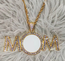 Load image into Gallery viewer, Mom blinged out necklace
