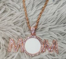 Load image into Gallery viewer, Mom blinged out necklace
