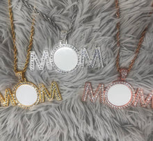 Load image into Gallery viewer, Mom blinged out necklace
