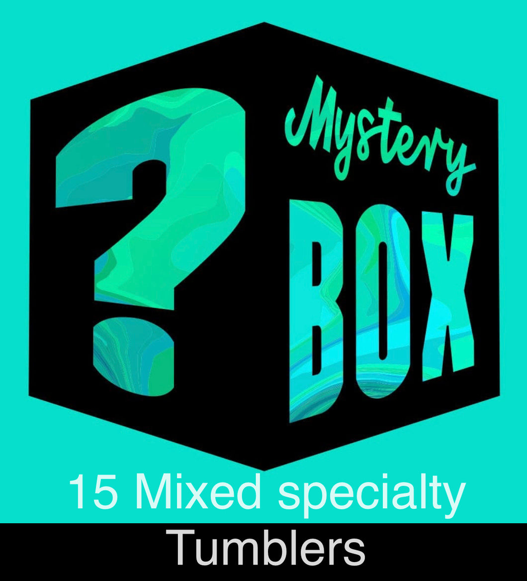 15 Mixed specialty tumblers